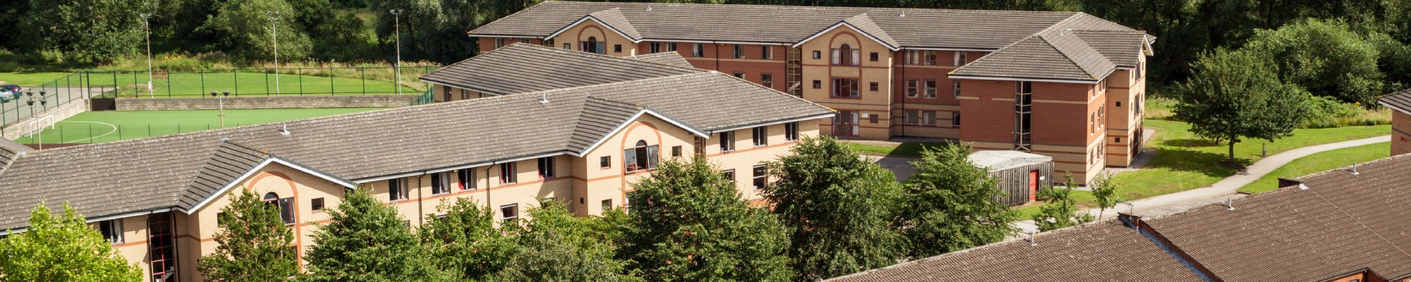 An aerial shot of our Stoke-on-Trent accommodation