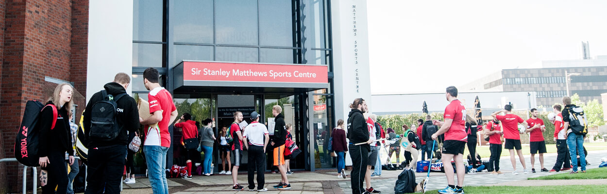 The Sir Stanley Matthews Sports Centre at Staffordshire University