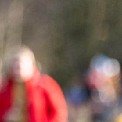 Staffs player looks down the field to make a pass in the match